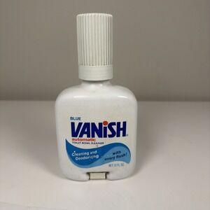 Vanish Automatic In-Tank Toilet Bowl Cleaner 12 Fl Oz, Blue, Vintage- Rare